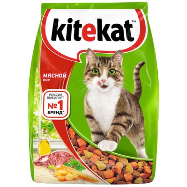 Kitekat Мясной Пир корм для кошек