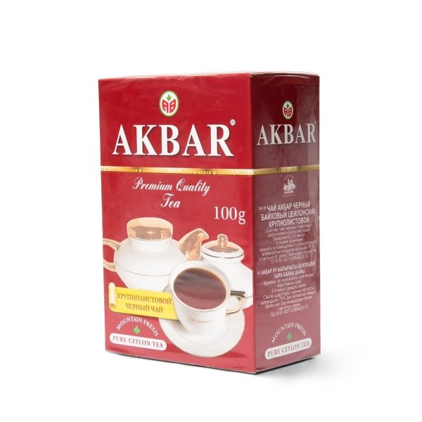 Чай АКБАР 100 гр лист