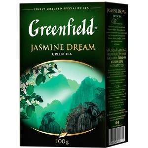 Чай Гринфилд 100 гр (зелен. Жасмин Дрим