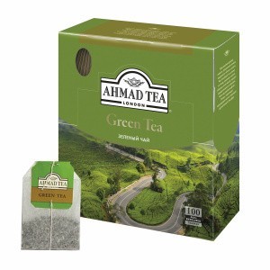 Чай Ахмад 100 пак (Зеленый)