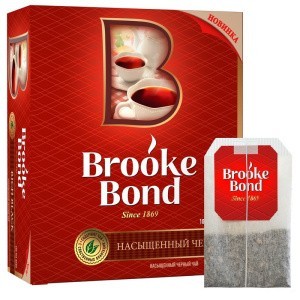 Brooke Bond (Чай Брук Бонд 100 пакетиков 1х12)