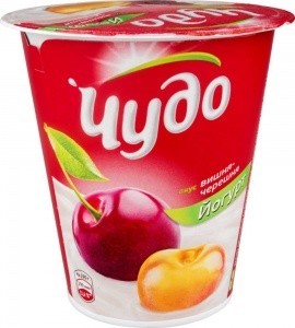 Йогурт Чудо 2,5%/2% 290 гр вишня-черешня